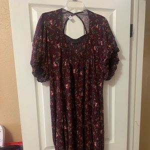 Long 3X old navy floral dress